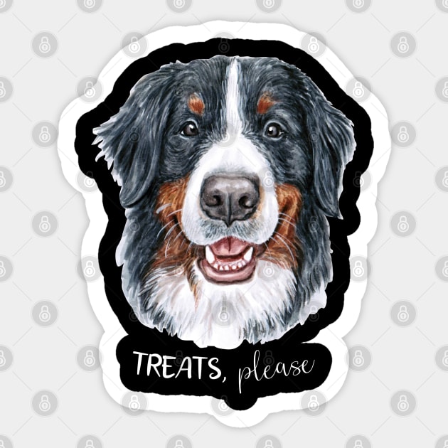 Bernese Mountain Dog Sticker by Lucia